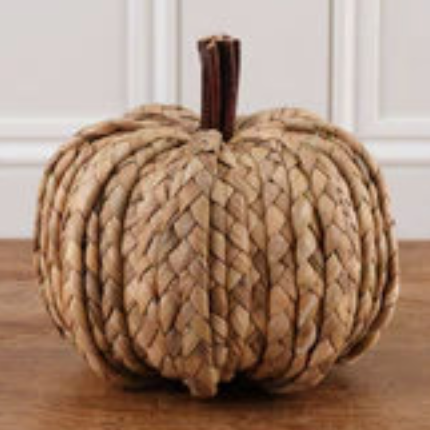 Natural Straw Plait Pumpkin Trevenson Moor Limited, Cornwall