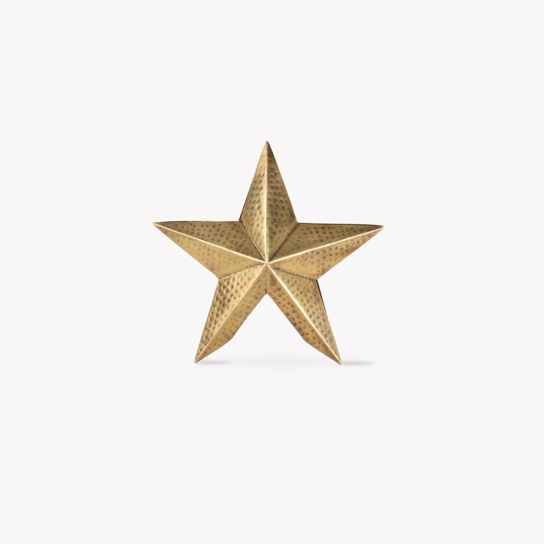 Hinksey Christmas Hammered Star Tree Topper