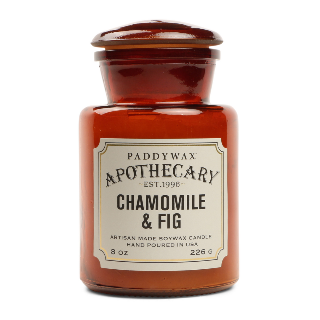 Apothecary Amber Glass Candle