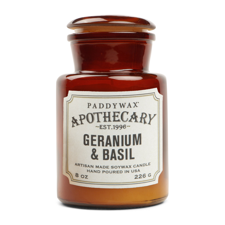 Apothecary Amber Glass Candle