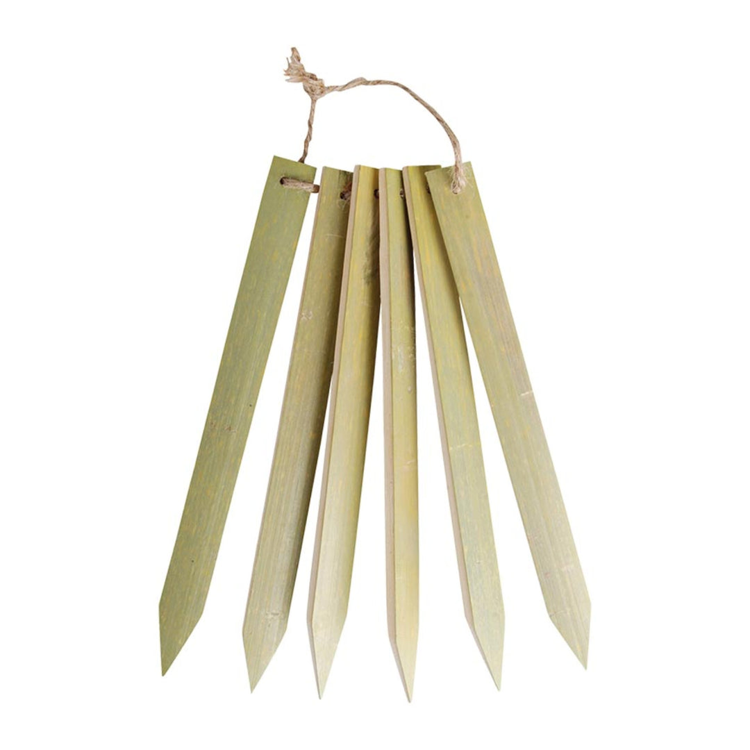 6 Bamboo Plant Markers