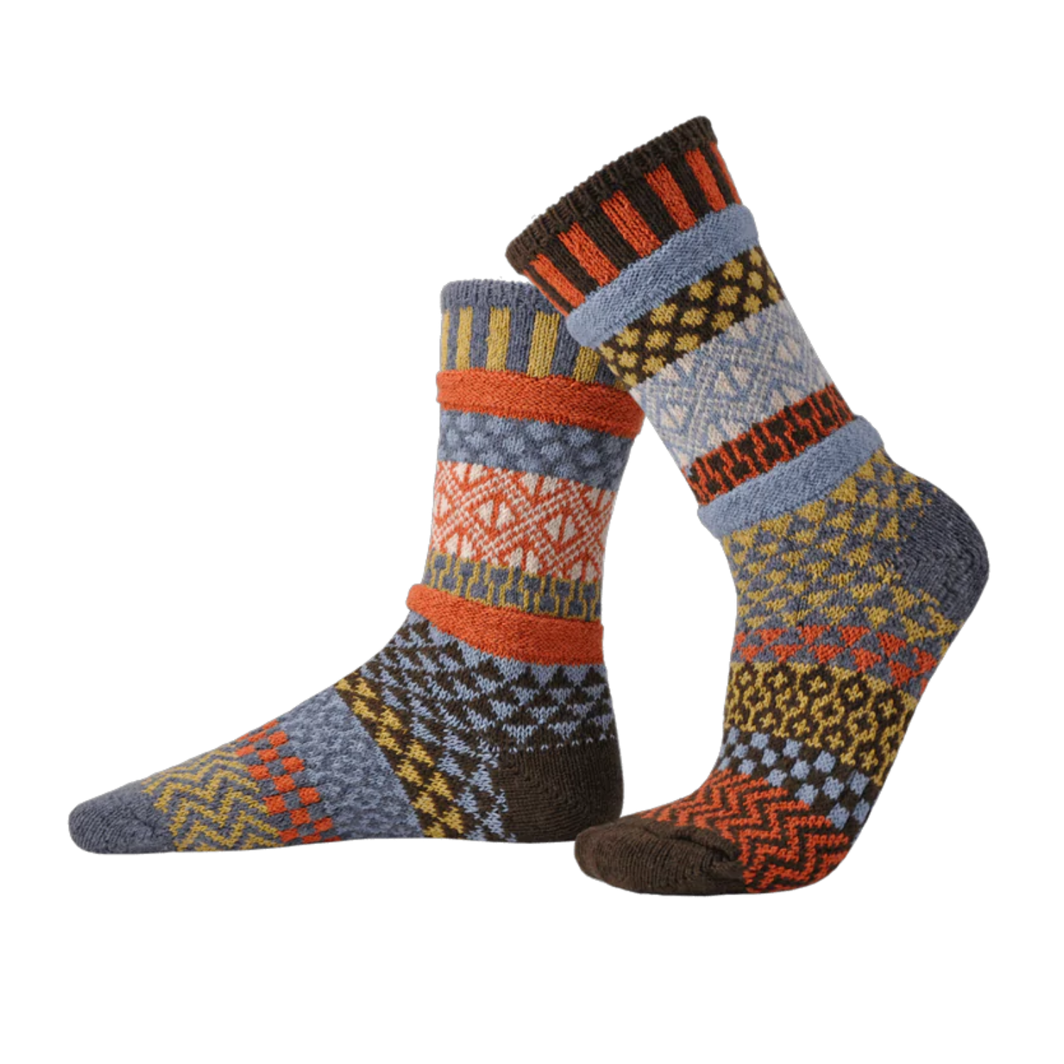 Ponderosa Wool Solmate mismatch socks – Trevenson Moor Limited, Cornwall