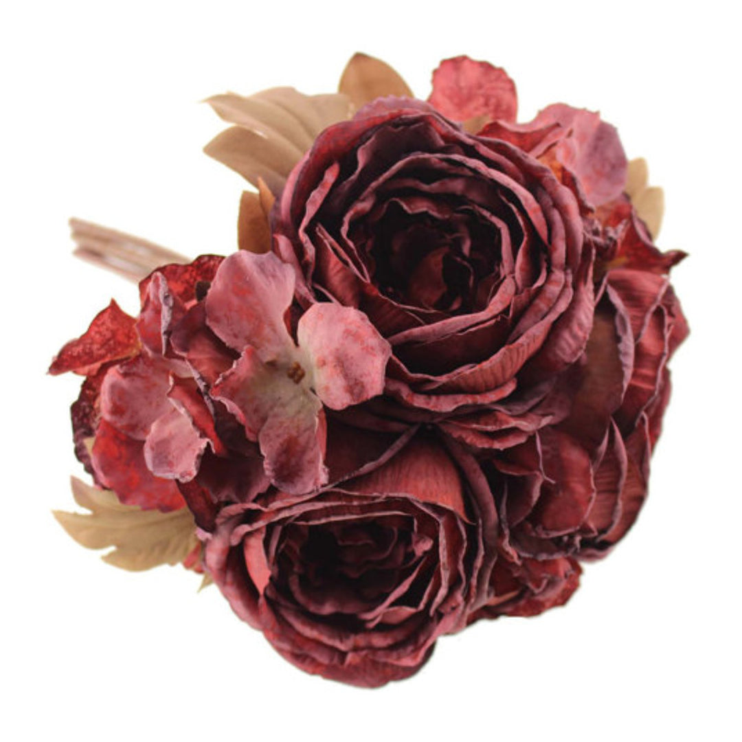 Faux Antique Rose/Hydrangea Bundle