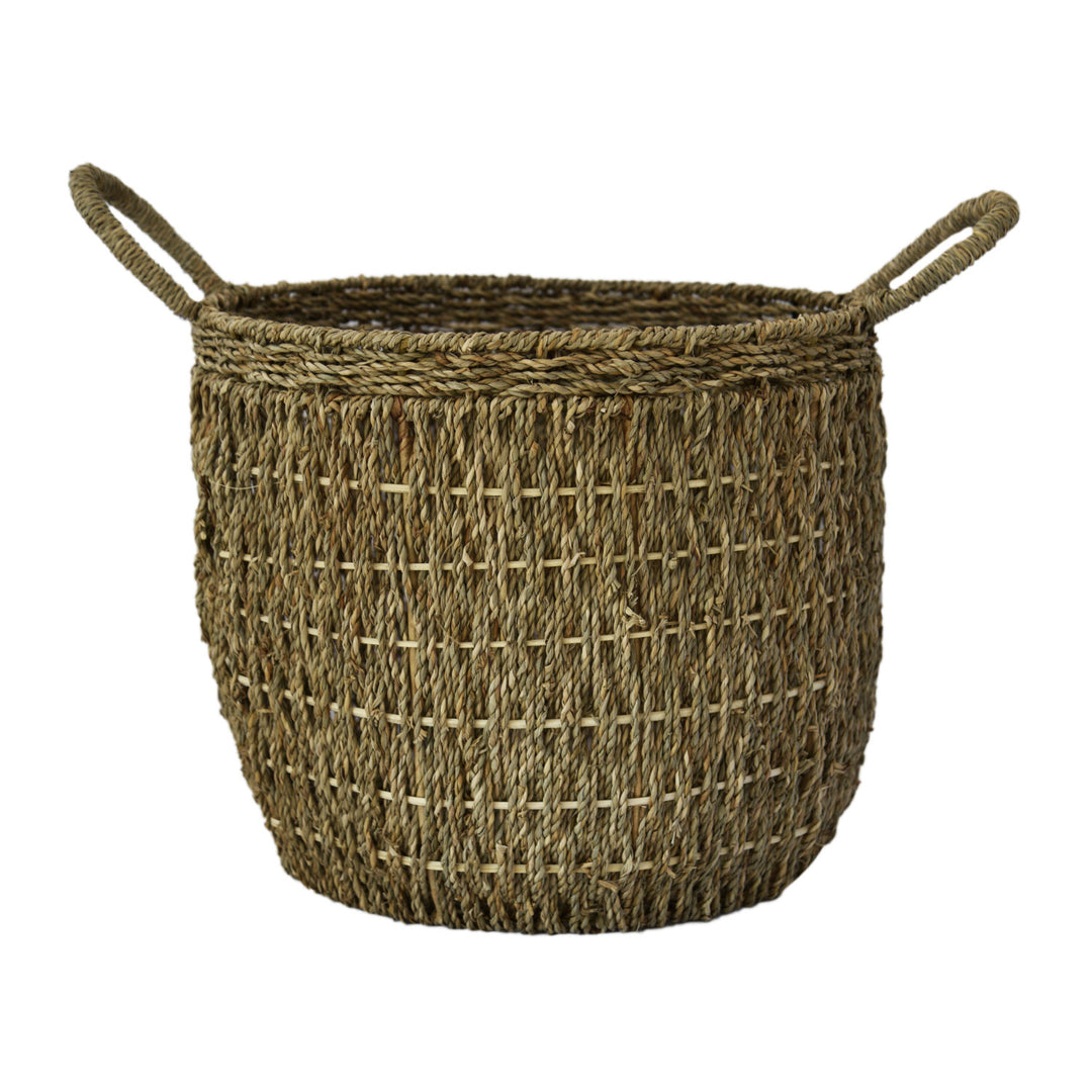 Seagrass Natural Lined Basket